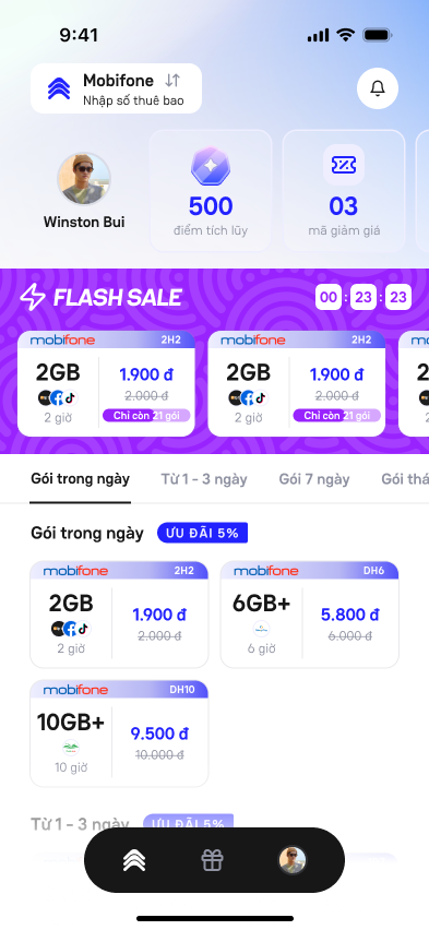 mTopup — Mobile Top-Up & Data Plans
